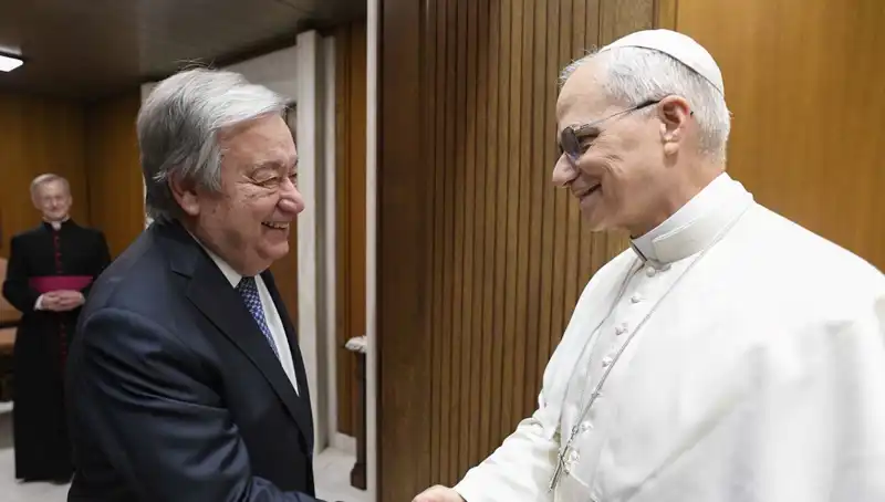 Papa Leo ve Guterres Görüşmede Geleceğe Dair Umutları Tartıştı