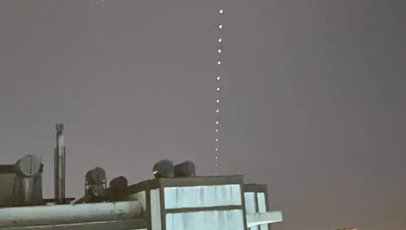 Adana'da Starlink Heyecanı: Gece Gökyüzünde Yıldızlar Gibi