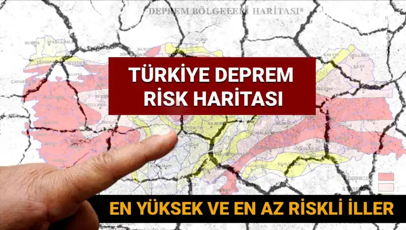 Türkiye'nin Deprem Riski Haritası 2025: Riskli ve Güvenli Şehirler Hangileri?