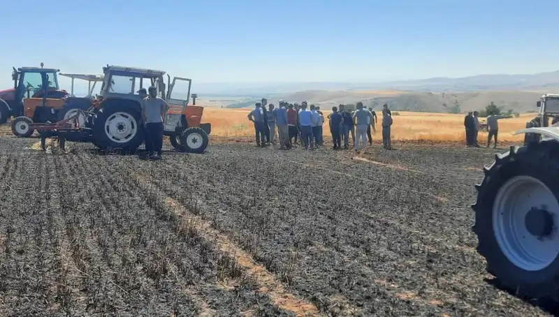 Yozgat'ta 100 Dönüm Tarım Arazisi Yangınla Kül Oldu
