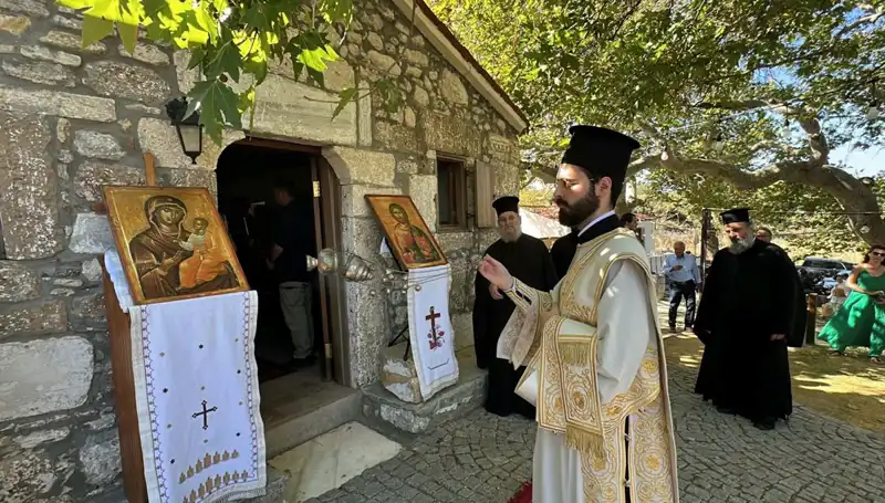 Bozcaada'da Geleneksel Aya Paraskevi Günü Ayini Büyüleyici Bir Atmosferle Kutlandı