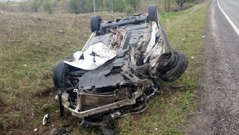 Yola Fırlayan Domuz, Feci Kazaya Sebep Oldu: Bir Ölü, Altı Yaralı
