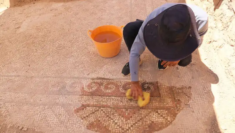Mardin'de Keşfedilen 1500 Yıllık Mozaik Tarih Sayfalarını Araladı!
